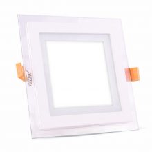 Beépíthető üveg négyszög LED panel