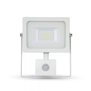 Fehér LED reflektor 10W mozgásérzékelővel