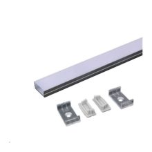 Alumínium profil 2 LED szalagra MICRO ALU 2m szett