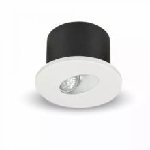Beépíthető fehér kör LED lépcsővilágítás 3W