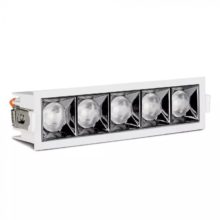 Beépíthető fehér négyszög LED lámpa 20W 12° SAMSUNG chipek CRI90